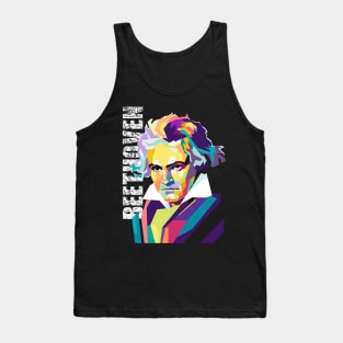 Beethoven wpap popart Tank Top